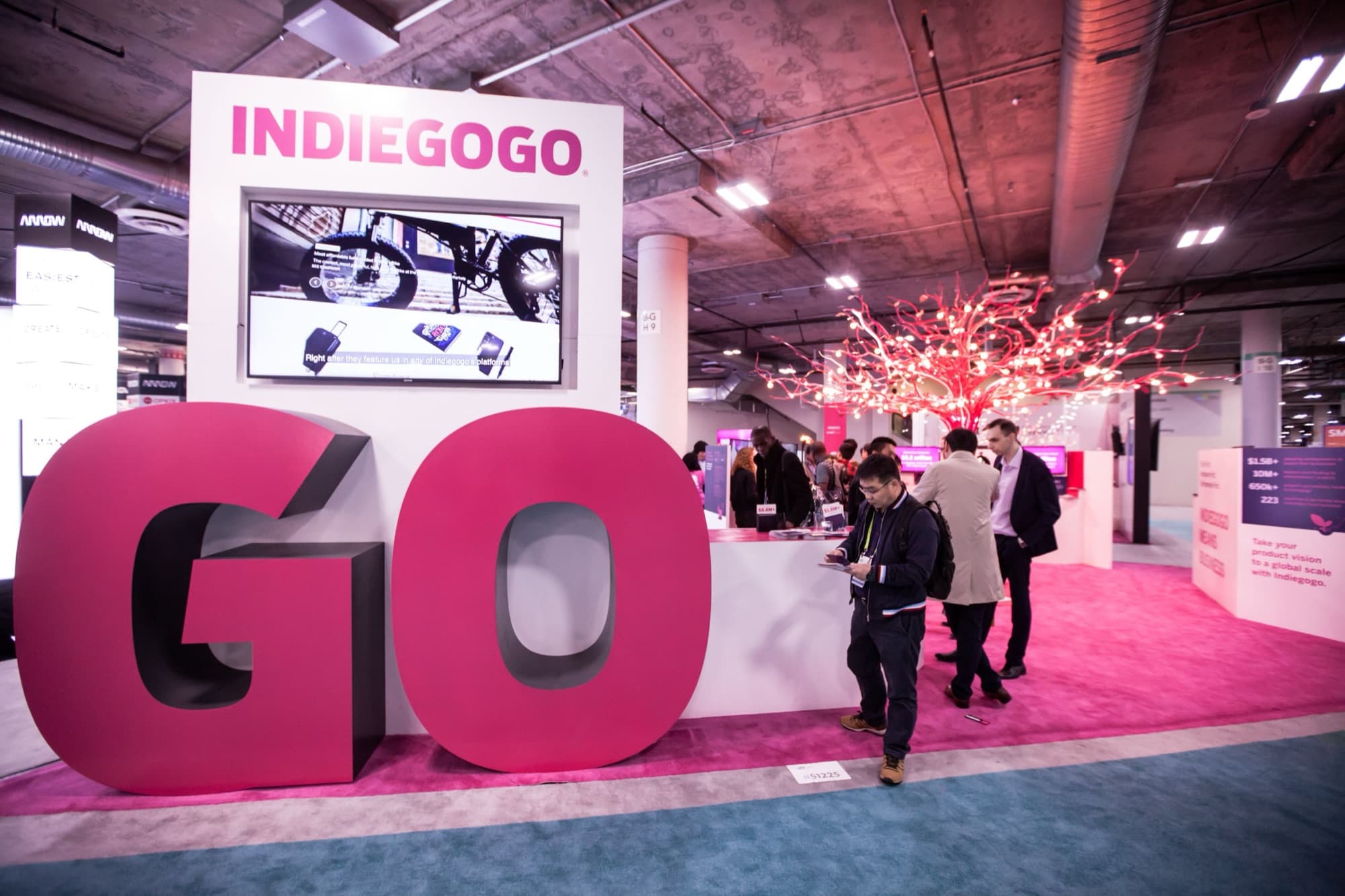 Indiegogo CES Booth